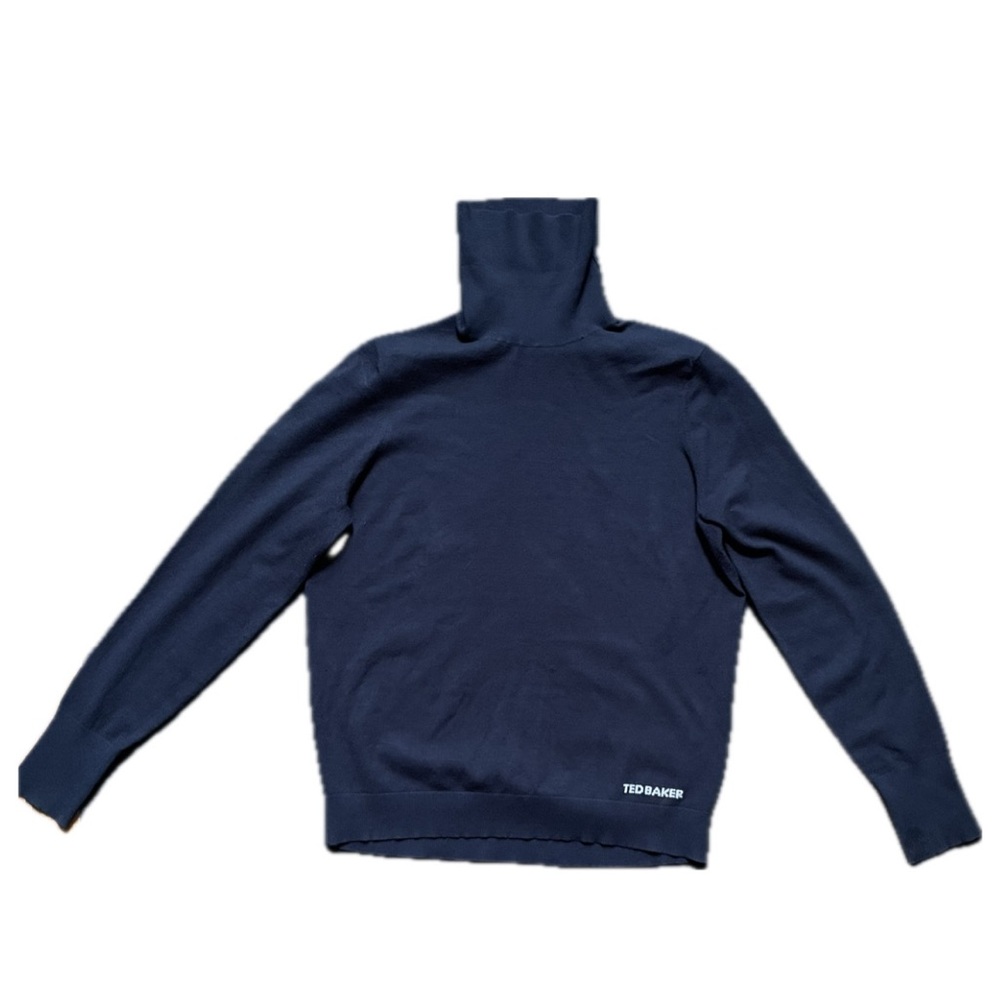 Ted Baker Dark Blue Turtleneck Sweater